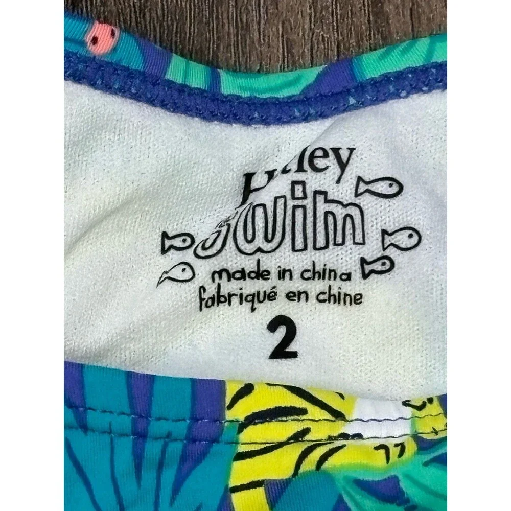 Hatley Swim Girls 2 Bikini Safari Animal Print Tropical